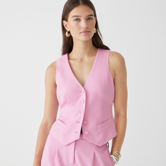 House of Harlow 1960 x REVOLVE Cardella Celia Vest Top pink cropped tank top - Picture 1 of 4